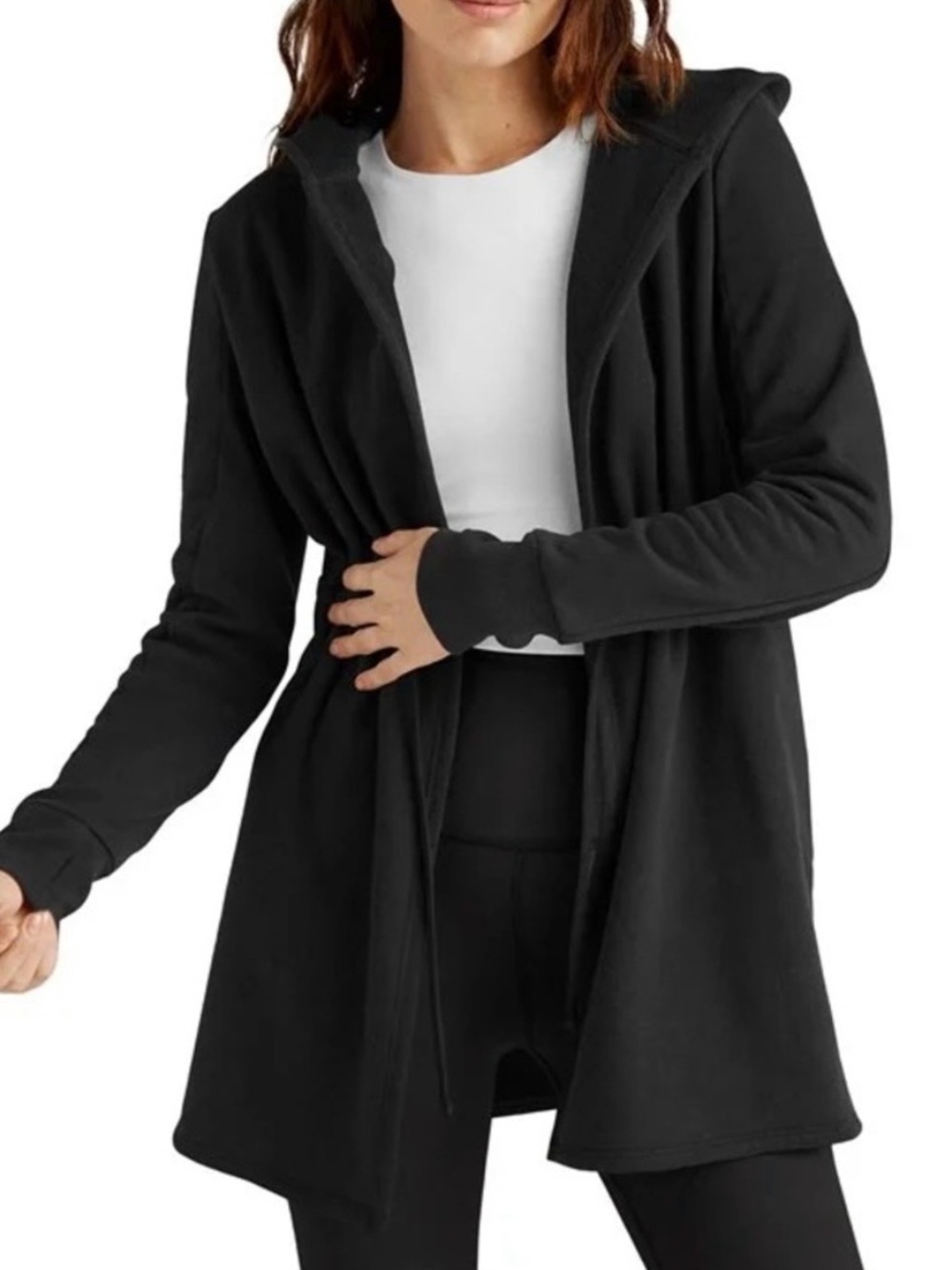 Beyond Yoga fleece On The Go Coatigan XS